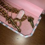 Juicy Couture Retro Pam & Gela Gold Lock and Key 2 Chain Necklace Photo 3