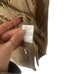 RD Style  Women's Size Medium Brown Open Knit Coastal‎ Boho Top Photo 6