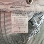 Pistola  Women’s Striped Micro Denim Shorts Y2K Size S Photo 3