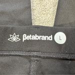 Betabrand  Women’s Classic DPY Dress Pant Yoga Pants Pull On Straight Leg Black L Photo 9