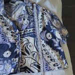 Christian Sirianio Christian Siriano  New York Top Linen Crop  Button-Up Shirt Size XL Photo 7