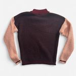 Top Shop Colorblock Angora Sweater Photo 2