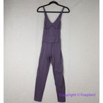 Free People New! Movement What A Feeling V-Neck Onesie in purple, size S Photo 5