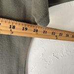 Faded Glory  Dress Vintage 90s Large Green Moss Maxi Short Slv Knit Cottage‎ Photo 5