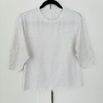 Lululemon  confetti white 3/4 sleeve t size 6 Photo 3