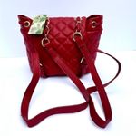 Badgley Mischka  MICRO MINI QUILTED VEGAN LEATHER BACKPACK Photo 1