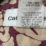 Cathy Daniels Vintage  Linen Blend Floral Print Blazer Jacket Medium‎ Artsy Retro Photo 4