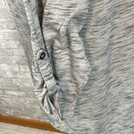 Avenue  Grey Space Dyed Henley Top Photo 2