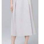 White House | Black Market WHBM Pleated Faux Wrap Midi Skirt 6 Photo 0