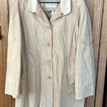 Bod + Christensen Light Tan Cream Suede Leather Jacket coat Long Women’s Medium Brown Photo 0