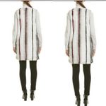 Elie Tahari Jill Faux Fur Striped Sleeveless Long Photo 2