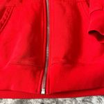 Mayfair Group The  Woman Support Cotton Zip-up Hoodie In Red Photo 9
