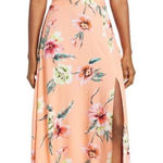 Revolve AFRM Jamie Floral Open Back cut out midi Dress Orange Size M Photo 0