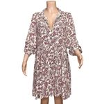 Sézane Leana Mini Dress, Ghalia Ecru Print, FR42/US10 Photo 7