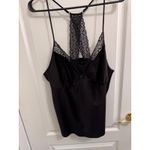 Black Lace Trim Cami and Shorts Pajama Set Women's Lingerie Loungewear Size XL Photo 1