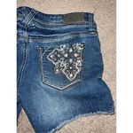 Hydraulic  Low Rise Y2K Jean Shorts Rhinestones Back 5/6 Photo 9