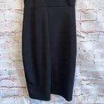 Lulus Dress Womens XS Forever Your Girl Black Bodycon Mini Tulip Front straps Photo 5