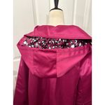 NWT Dennis by Dennis Basso Hot Pink Satin Short Zip Photo 5