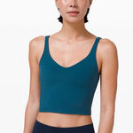Lululemon  Align Tank in Blue Borealis sleeveless Top stretch Cropped Athletic 2 Photo 0