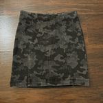 Free People Modern Femme black camo denim mini skirt size 4 Photo 1