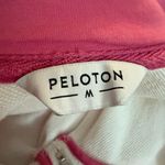 Peloton  Women's Pink and White Ombre Sweatshirt 1/2 Zip Pullover Photo 3