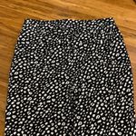 Chico's Pull On Pants Womens Size 8 Black Leopard Print Stretch Casual Career Photo 4