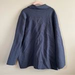Ann Taylor ✨ Women’s Navy Blue Sweater Blazer XXL Photo 7