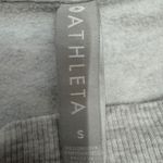 Athleta  Coaster Luxe Sweatshirt Women Gray Long Sleeve Thumbhole Pullover Size S Photo 2