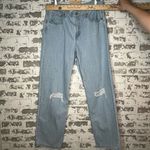 Levi's Levi’s | women low pro straight light wash denim jeans distressed Photo 4