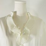 Pride & Joy Vintage White Sheer and Black Straight Dress Size 14 Photo 2