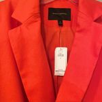 Banana Republic | Red-Orange Linen Blazer | 6 & 8 Photo 2