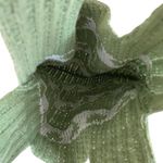 None Crochet Heart Tote Bag Green Shoulder Bag Cute Knit Purse Y2K Aesthetic Love Photo 8