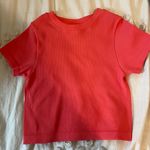 Joy Lab pink ribbed top Photo 0