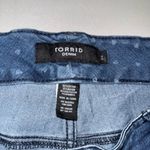 Torrid  Heart Polka Dotted Capris Denim Jean Size 24 Photo 6