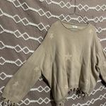 Storia  Star Distressed Sweater Long Sleeve Shirt Photo 2