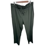 Hilary Radley Stretch Tapered Jogger Pants Olive Green Pull-On Ankle Women's XL Photo 1