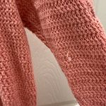 Torrid  Lace Up Sleeve Knit Sweater Size 2X Pink Long Sleeve Scoop‎ Neck Photo 3