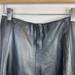 wilson's leather Vintage 80s  Black High Waist Flared Below Knee Skirt Womens 25 6 Photo 6