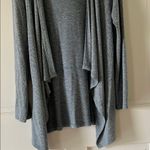 Z Supply Gray Open-Front Cardigan with Waterfall Style by Photo 2