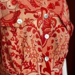 Farm Rio  Jaipur Floral Paisley Linen Romper Size Medium Photo 9