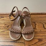 Gianvito Rossi  Tan Wedge Sandals Photo 3