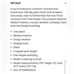 Free People Movement NWT Free Throw Jumpsuit Dark Olive Size M Green Size M Photo 9