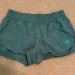 Adidas  Green Checkered Shorts Photo 0