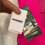 Mosmann Australia Neon Pink One Piece Swimsuit Scoop Neck High Cut Padded Beach Size M Photo 4