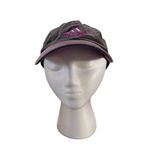 Adidas Womens Adjustable Distressed Baseball Cap With Pink Stitching & Embroider Photo 0