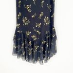 ZARA NWT  Tulle Ruffle Floral Maxi‎ Skirt S Photo 3