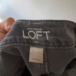 Loft Ann Taylor Charcoal Gray Velvet Pants Modern Skinny Photo 4