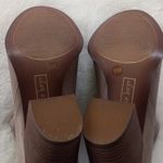 Copper Key Taupe High Heel Block Leather Bootie Size 6M Photo 12