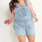 Old Navy  Light Wash Overalls size XL Photo 0