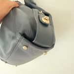 Coach  Edie 31 Shoulder Bag Pebble Leather Slouchy Tote Polished Dark Blue Purse Photo 5
